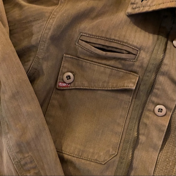 A. Kurtz Canvas Military Jacket, Men’s L - Picture 5 of 8